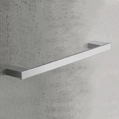 Towel Bar, 18 Inch, Modern, Chrome